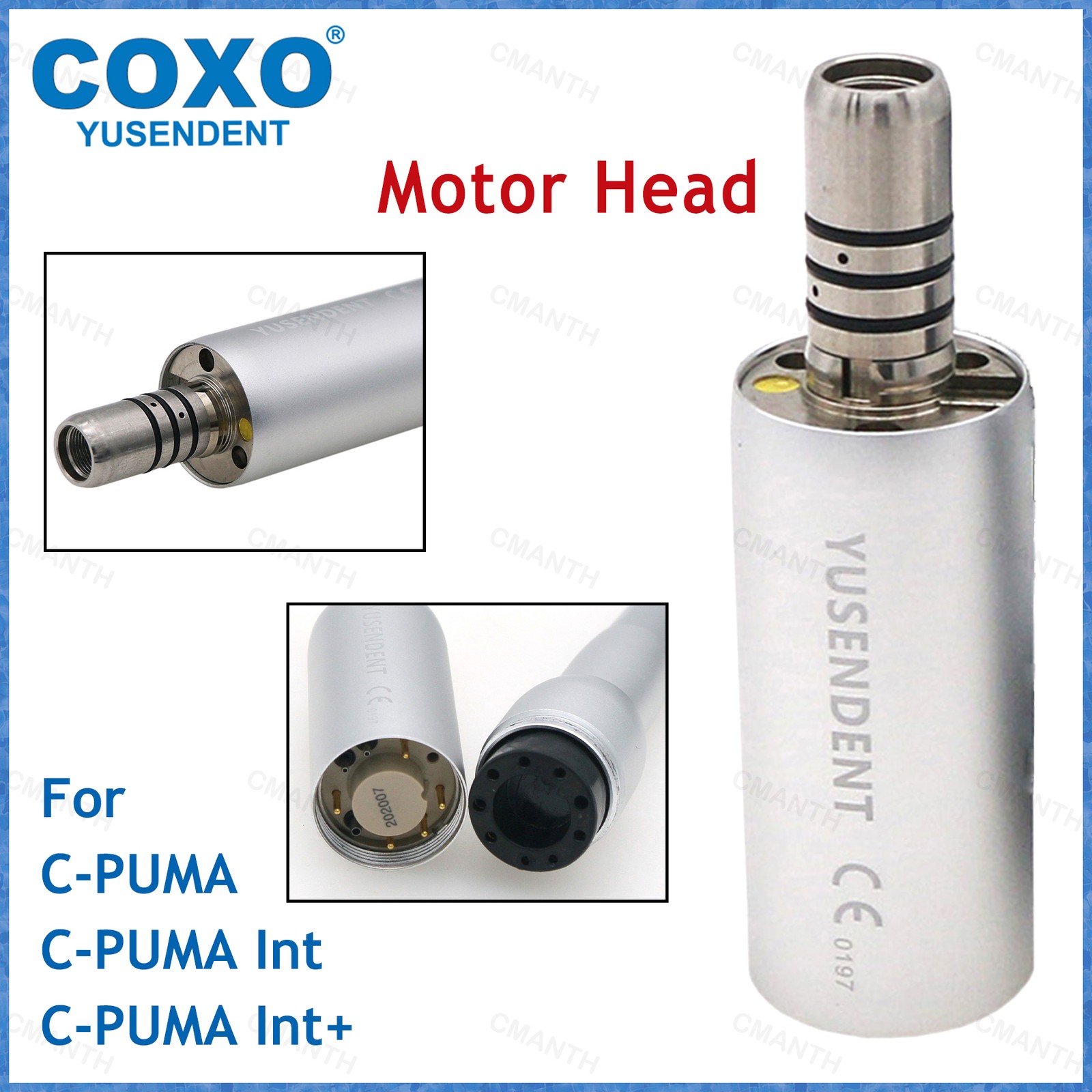 COXO Dental Micro Air Motor LED Brushless Micromotor Cable Tube Bulb For C-PUMA