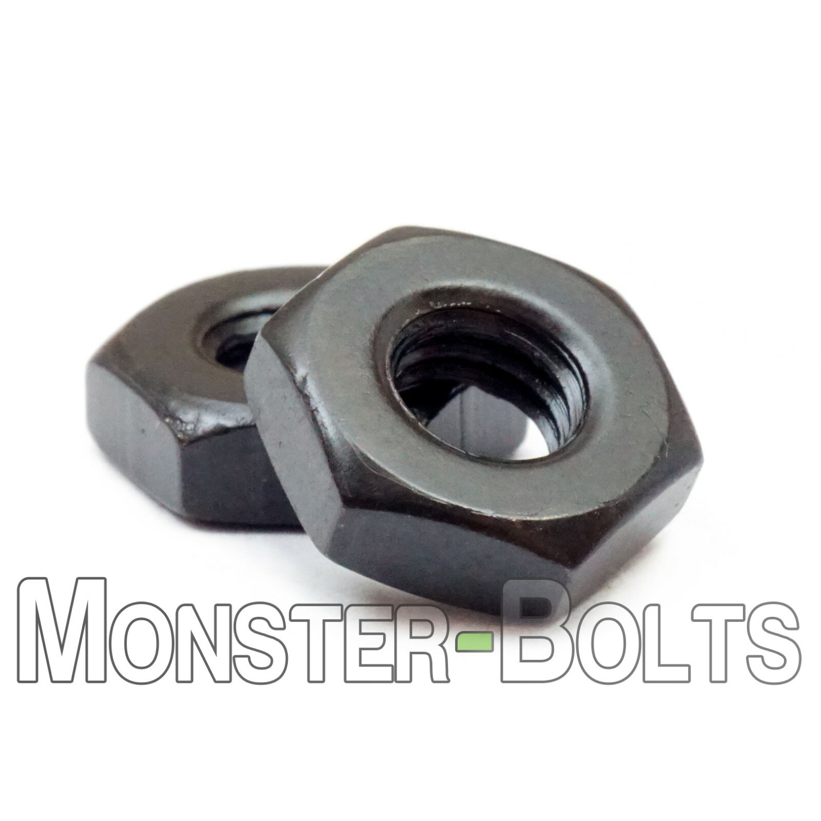 Hex Machine Screw Nuts Steel w/ Black Oxide – 2-56 4-40 6-32 8-32 10-24 10-32