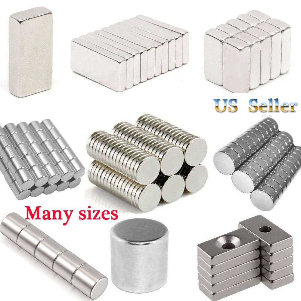 Lot 10-50 Pcs Round Disc Block Magnets Cylinder Rare Earth Neodymium Magnet N52