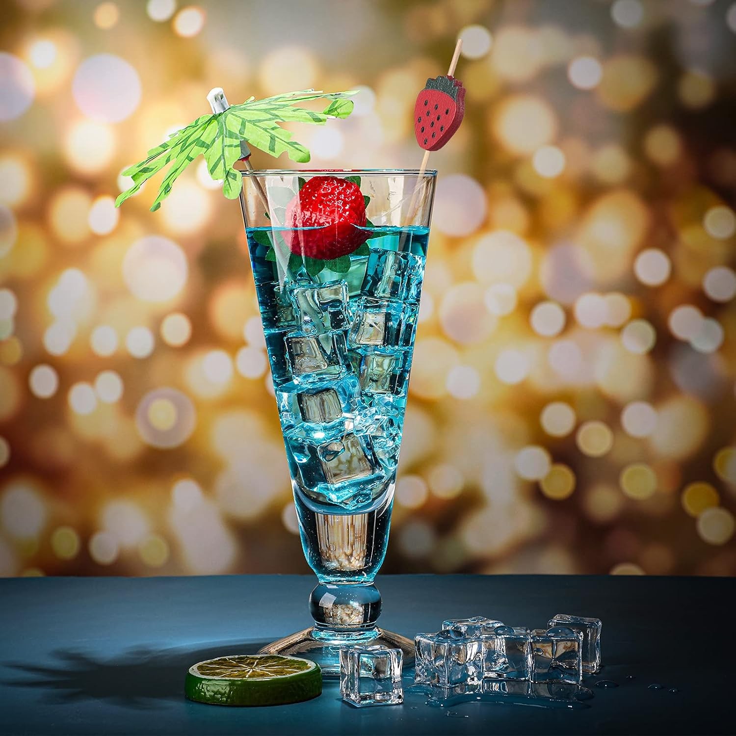 160 Pcs Cocktail Drink Decoration Accessories 60 Drink Cocktail Umbrellas 100