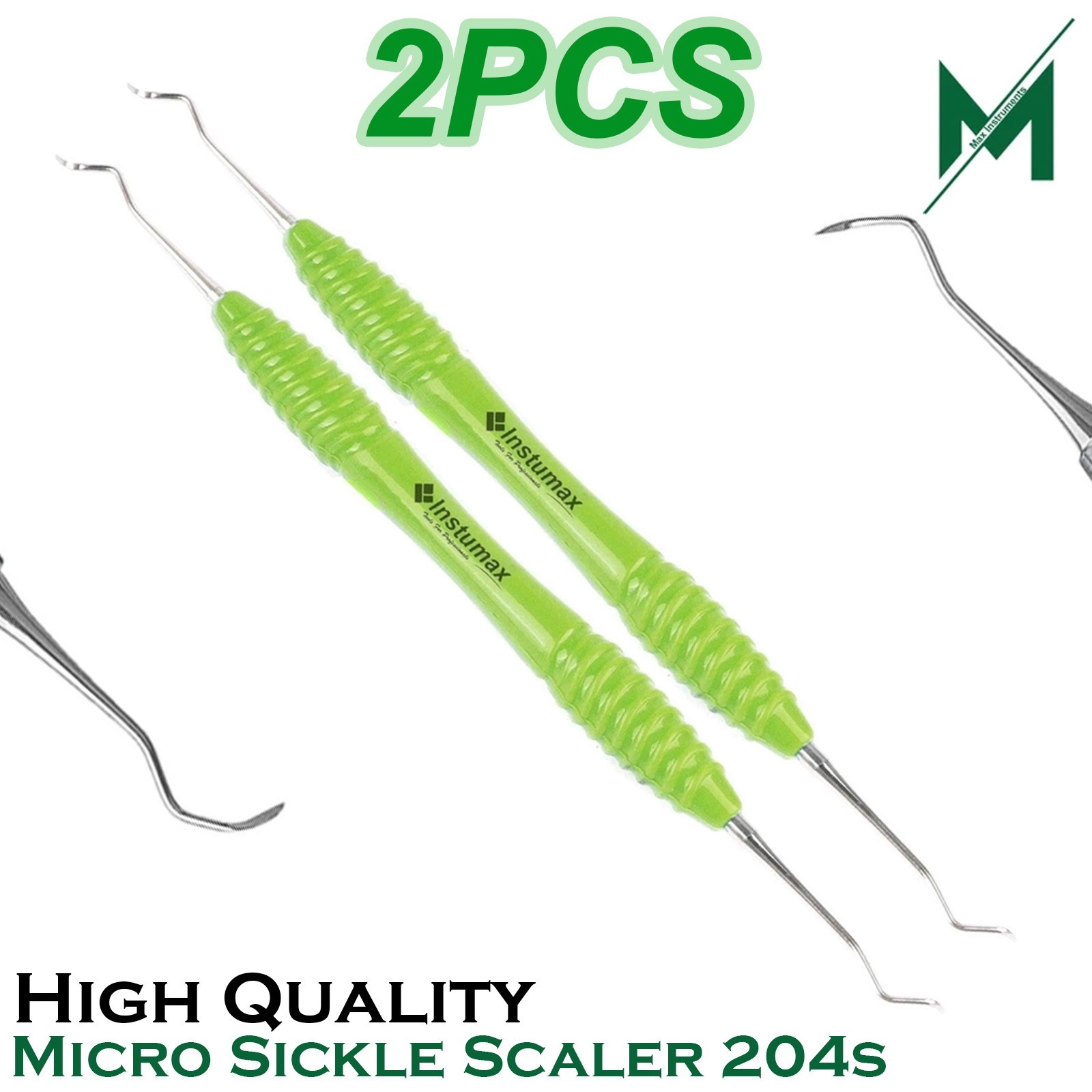 Periodontal Montana Jack 204s Sickle Scaler Silicon Double End Dental Instrument