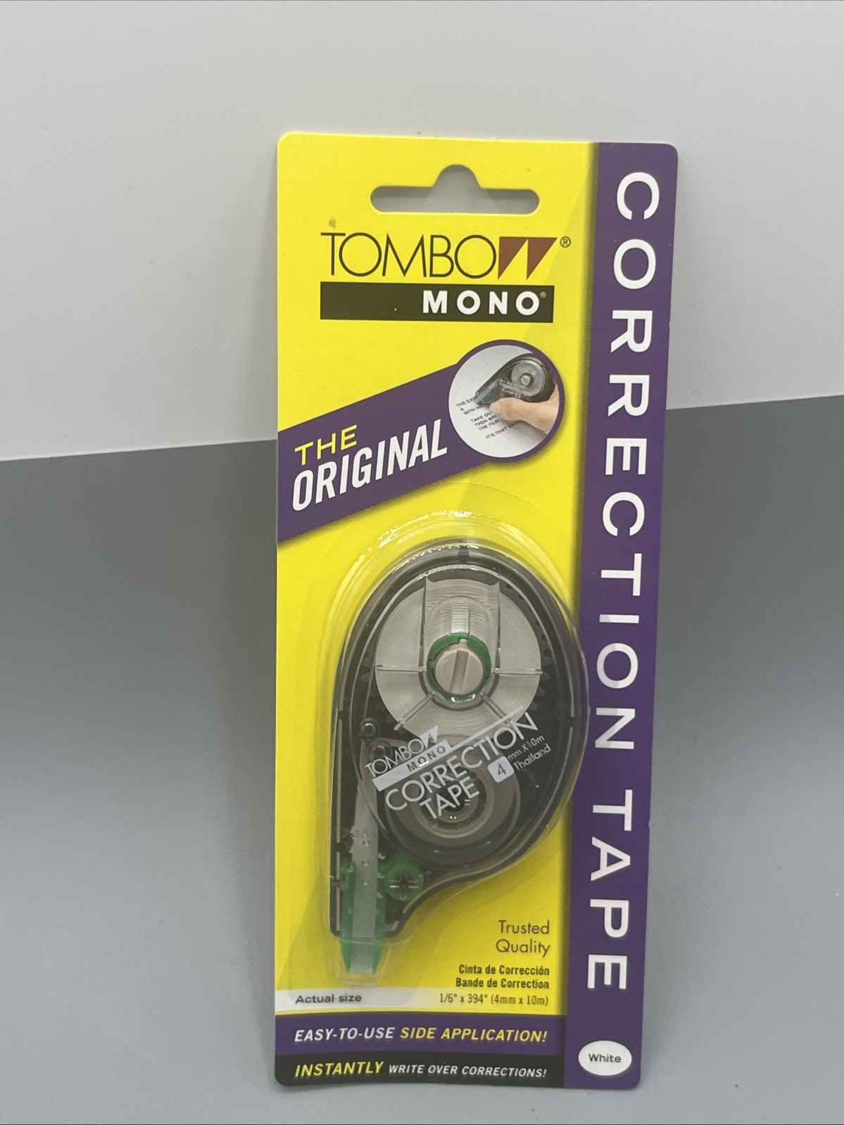 NEW Tombow MONO Correction Tape Non-Refillable 1/6″ x 394″ White Tape