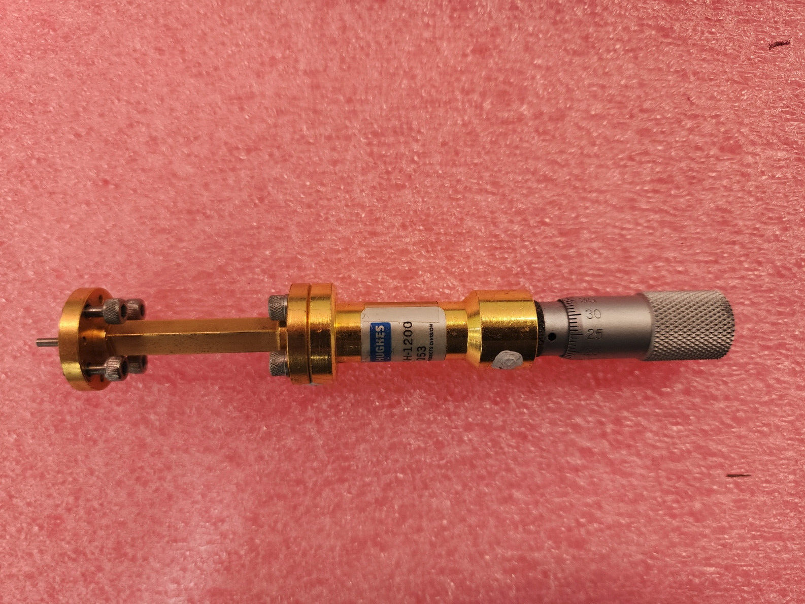 HUGHES 45664H-1200 WR15 50-75GHz Adjustable Waveguide Load