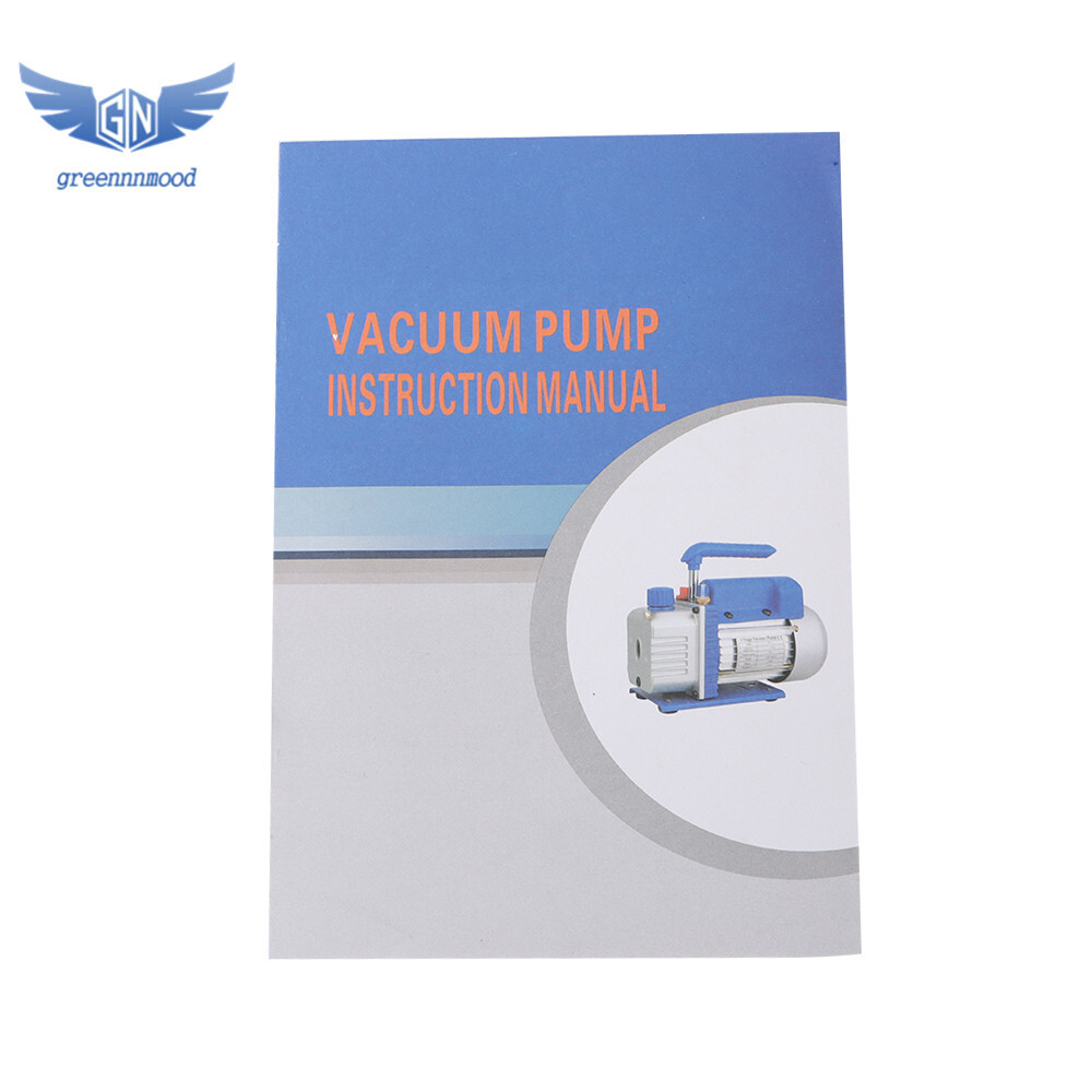 110V 9.6 CFM 1 HP Single-Stage Rotary Vane HVAC Air Vacuum Pump with Oil Bottle