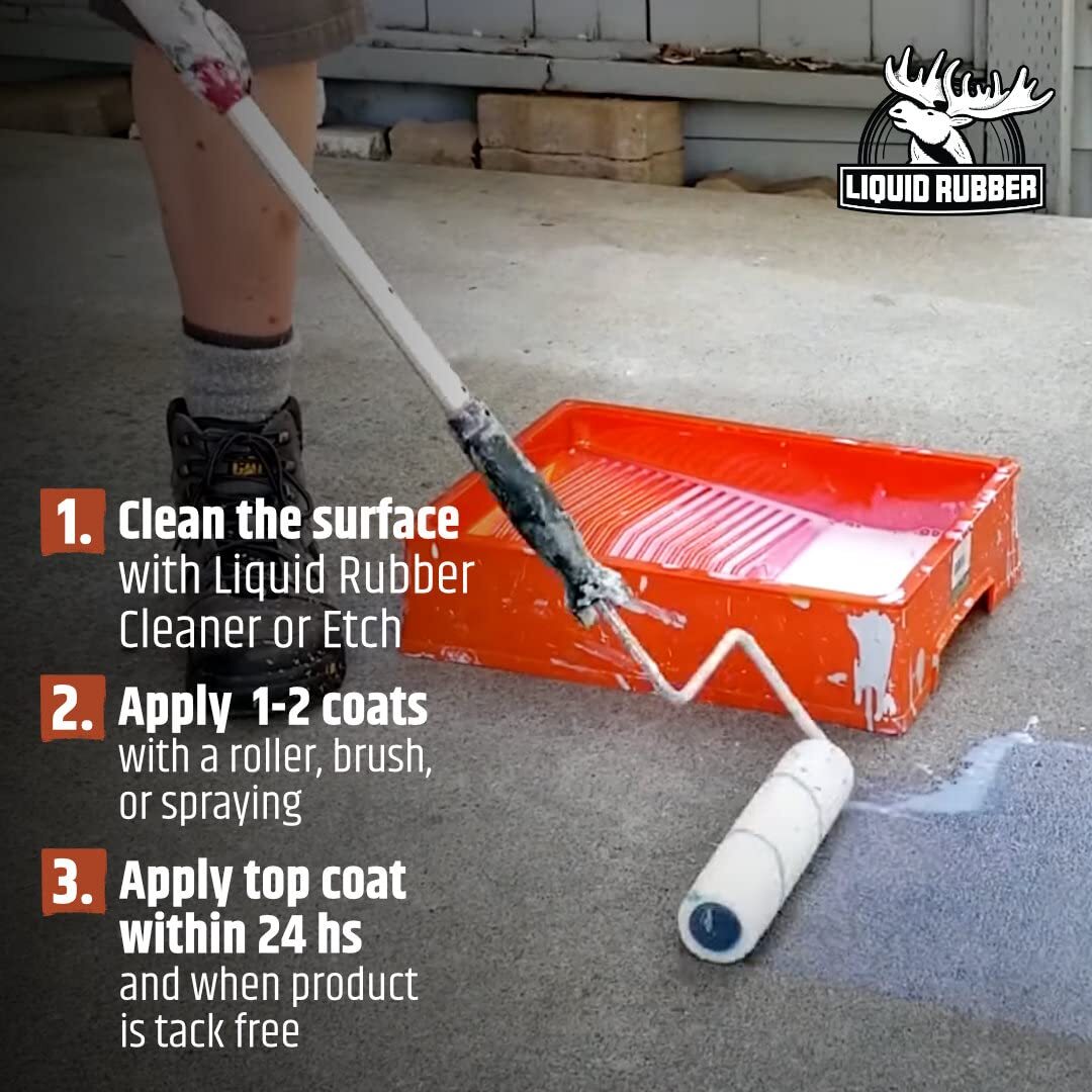 Liquid Rubber Multi-Purpose Primer – Use on Concrete and Wood Water-Based Non-T