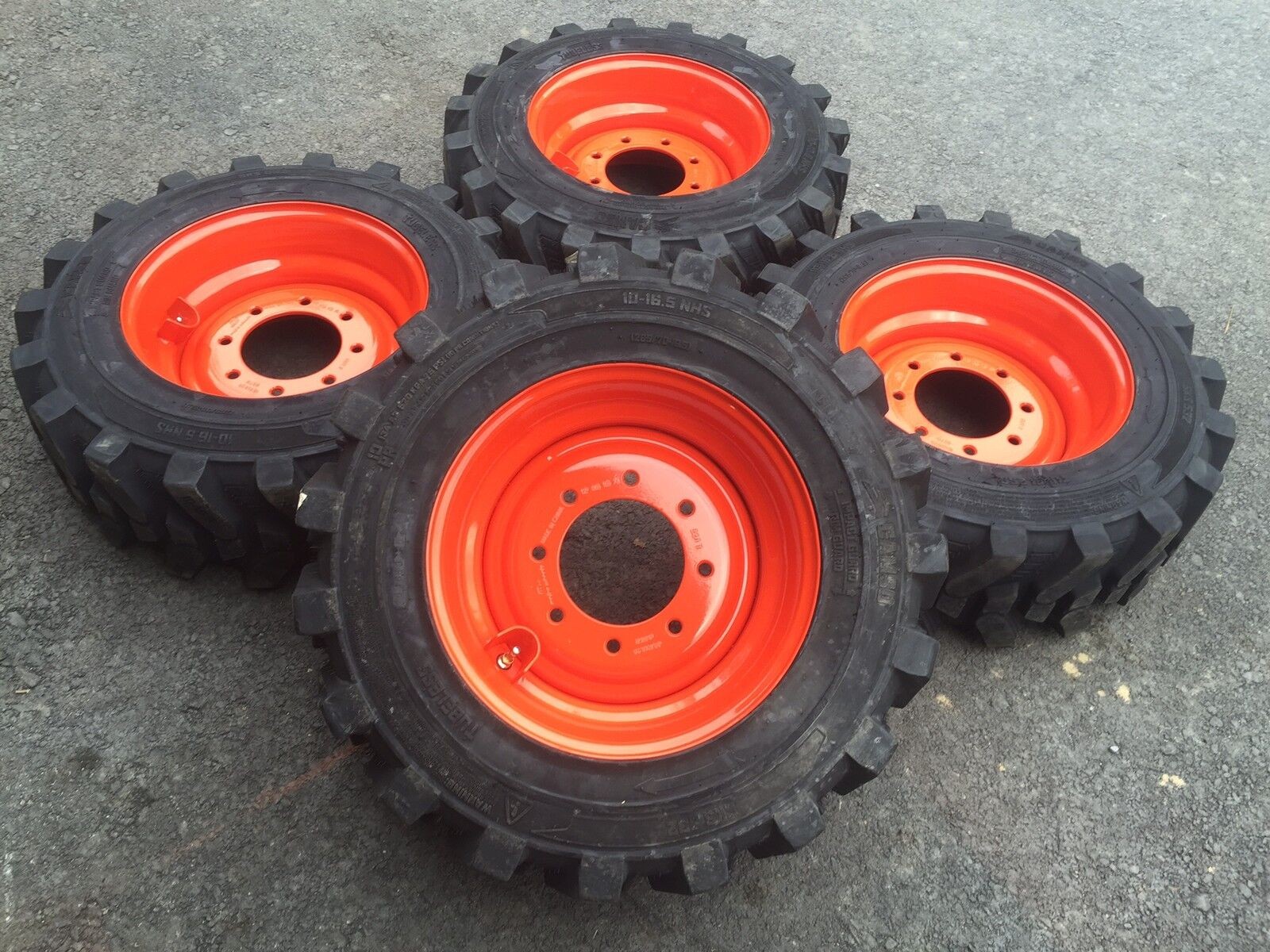 HD 10-16.5 Camso SKS532 Skid Steer Tires/Rims for Bobcat & more-10X16.5
