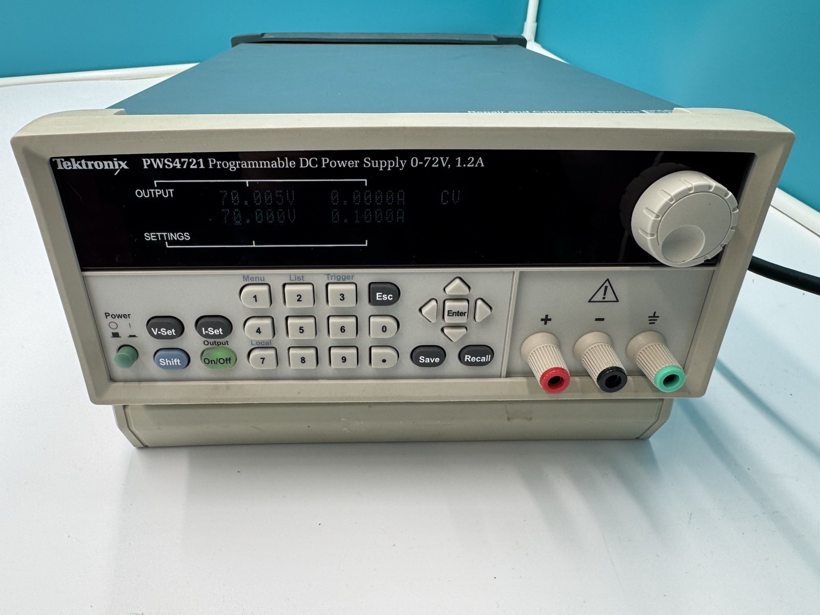 Tektronix PWS4721 Programmable DC Power Supply 0-72V, 1.2A, Tested Good