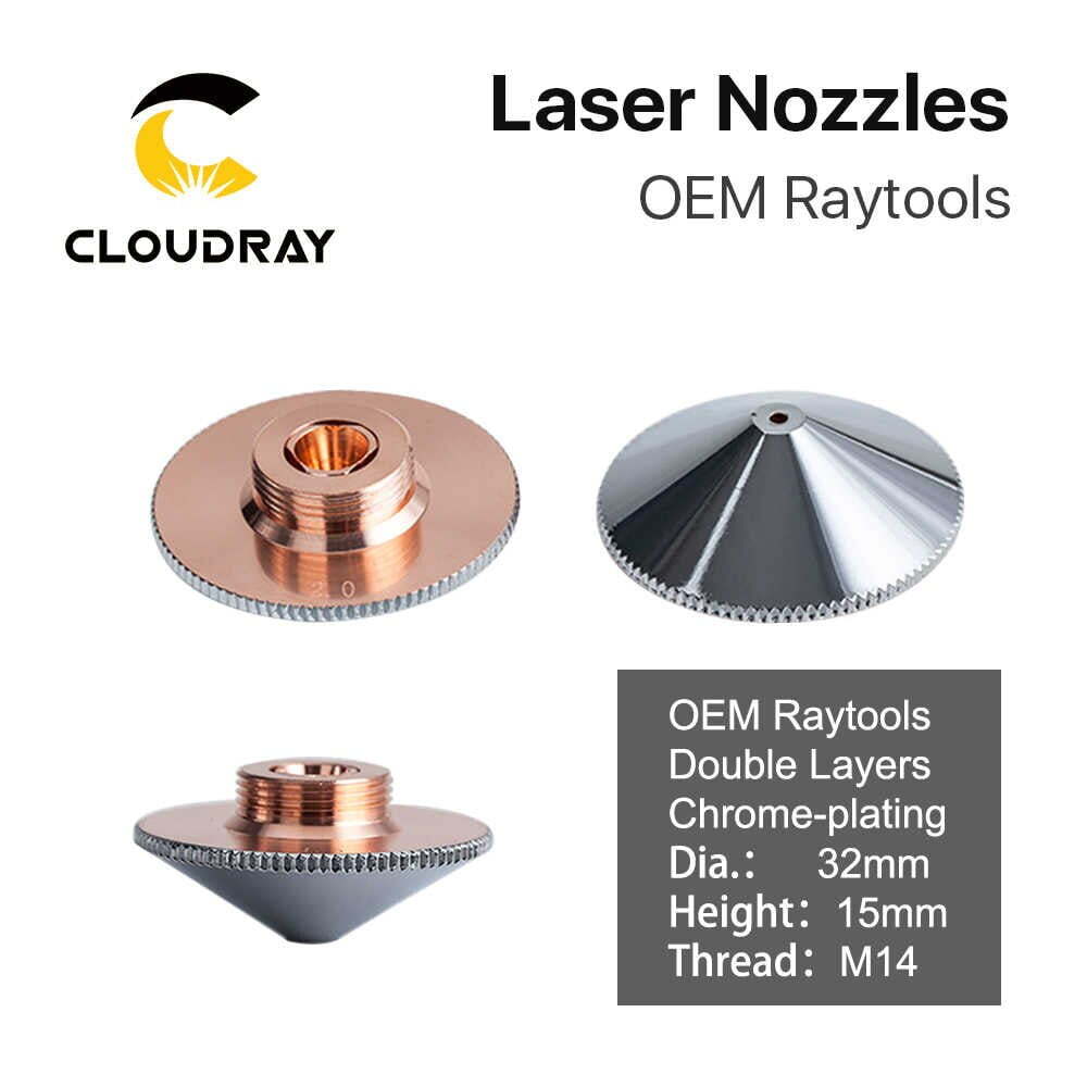 5PCS Double Layer Raytools A Type Dia.32mm H15 Caliber 0.8-6.0 Welding Laser …