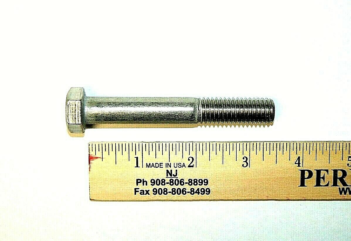 1/2″-13 X 3 1/2″ Stainless Steel Hex Head Cap Screws – TYPE-316 – Lot of 25 Pcs.