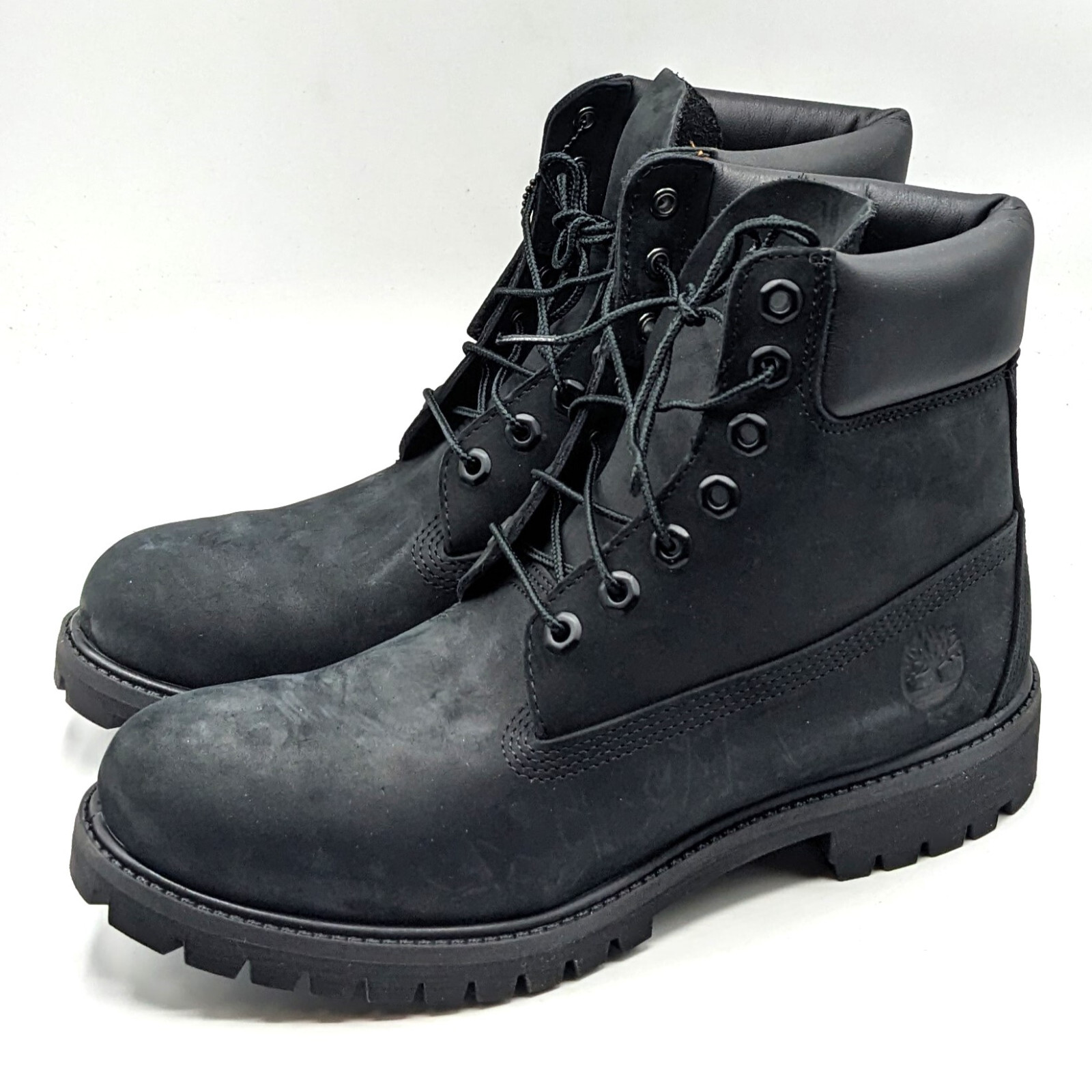 Timberland Men’s Premium 6-Inch Waterproof Leather Work Boot [Black Nubuck] NEW