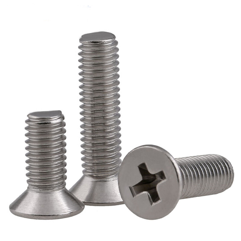 M5 M6 Phillips Flat Head Countersunk Machine Screw – 316 A4 Stainless Steel