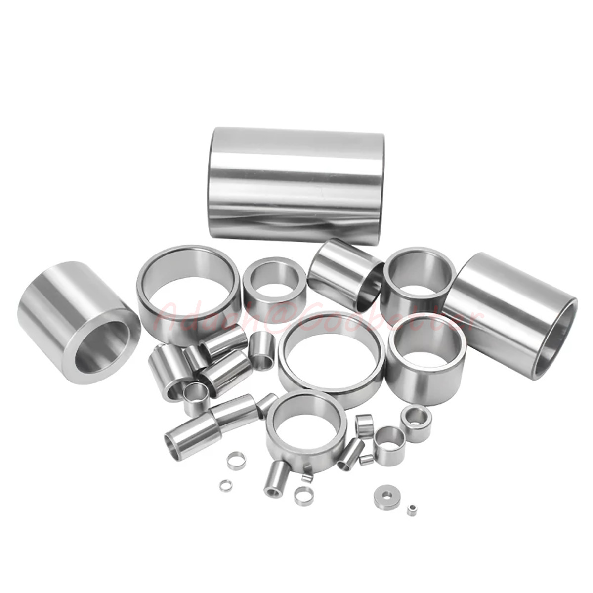 Bearing Steel Sleeve Bushing ID 40/45/50/55mm Wear-Resistant Standoff Spacers