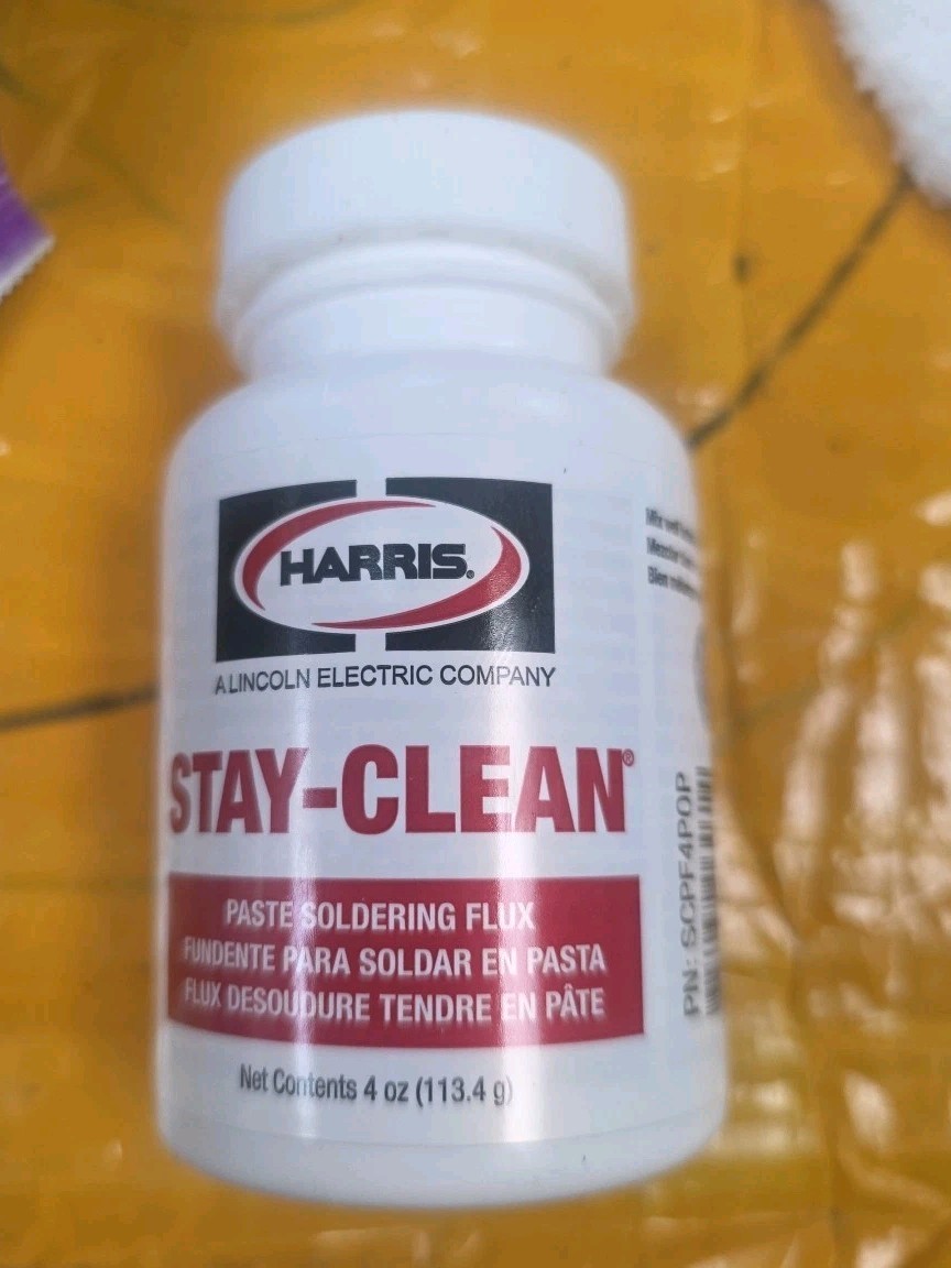 Harris – SCPF4 – Stay-Clean® Paste Flux 4 Oz. Brush Cap Bottle
