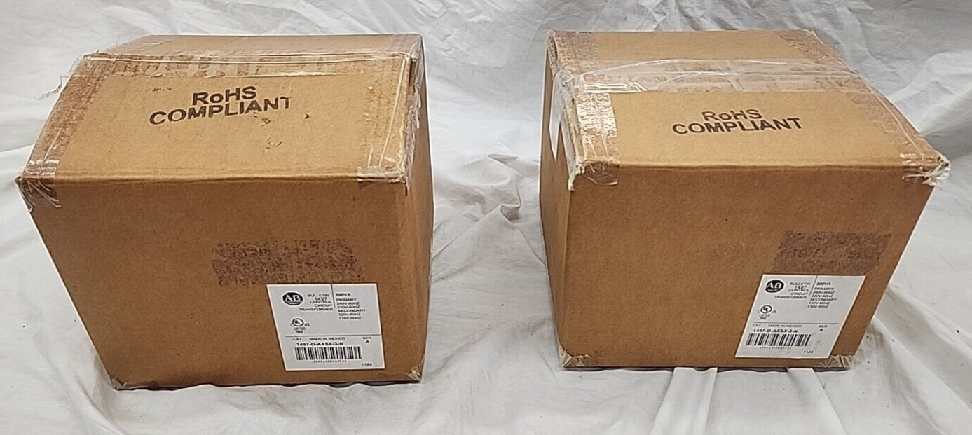 ALLEN BRADLEY 1497-D-AXSX-3-N Transformer 60/50Hz 240/220V Prim, 120/110V Sec