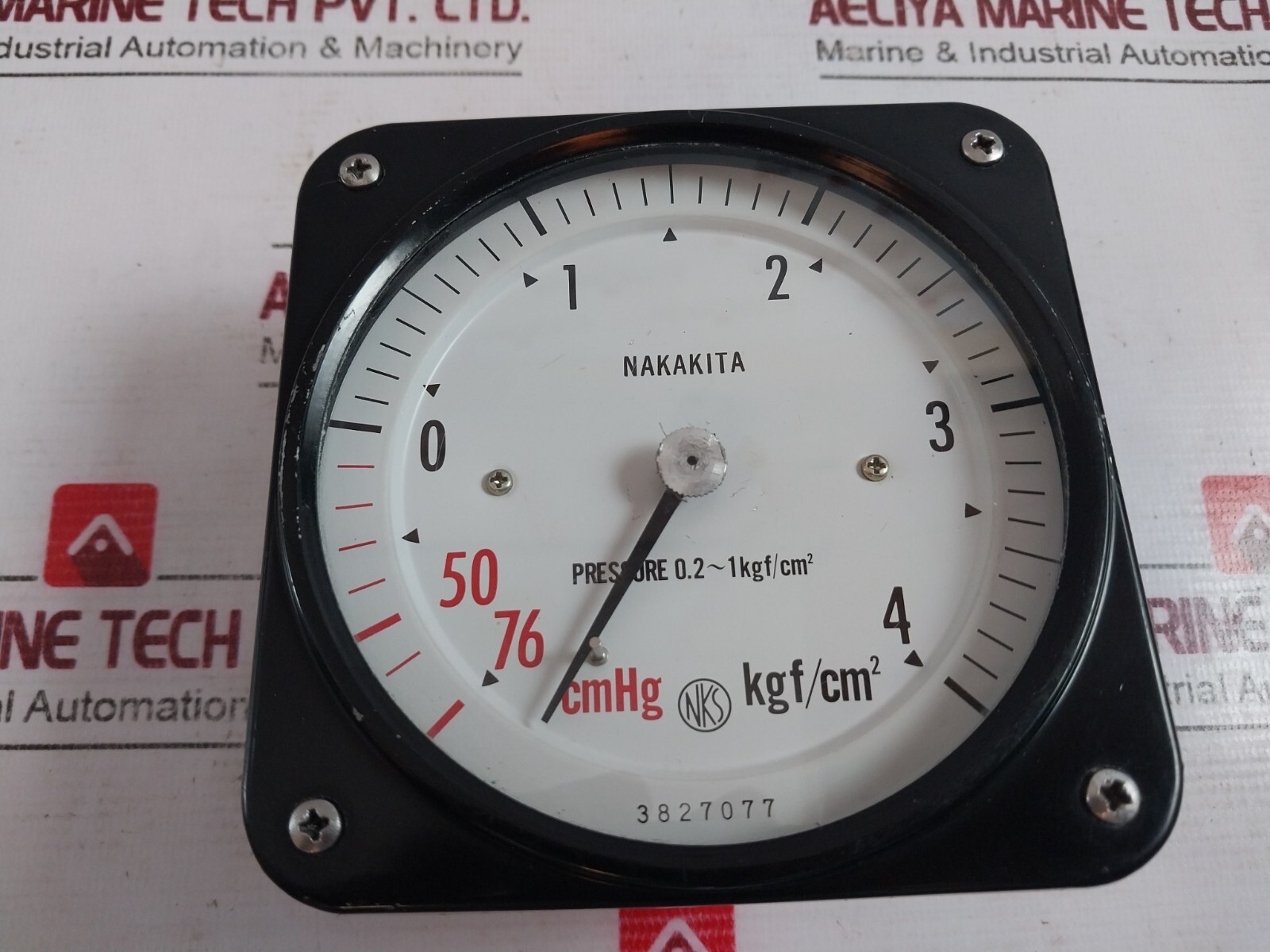 Nagano Keiki Seisakusho CMHG 76-0-4 KGF/CM2 Pressure Gauge 0.2~1KGF/CM2
