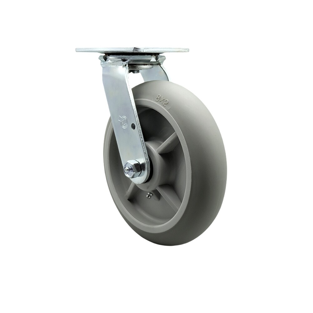 Lavex Lodging Housekeeping Cart Caster – Swivel No Brake – Service Caster Brand
