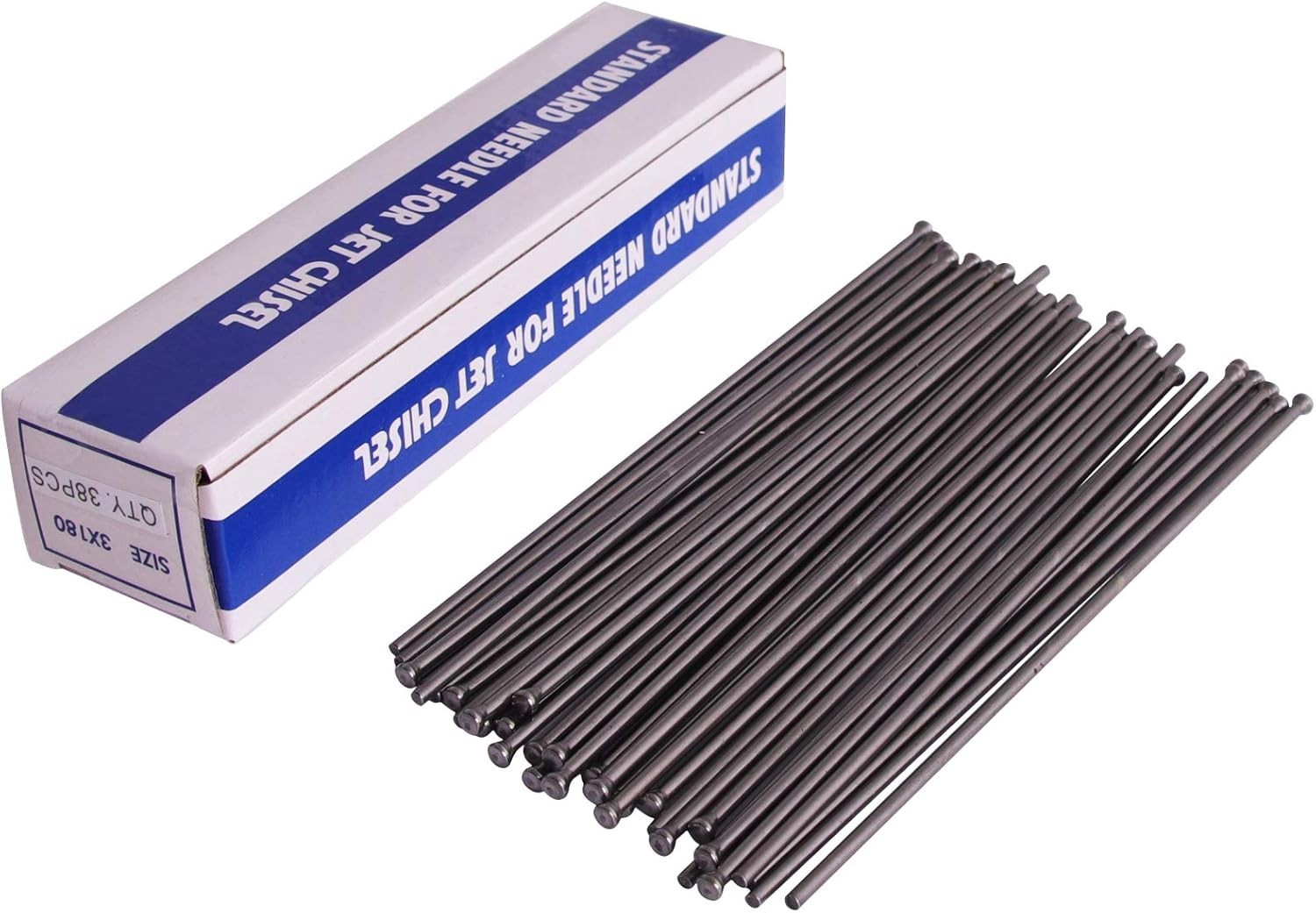 Descaling Needles for Scaler, 38 Pcs Replacement Set, 7′ Length
