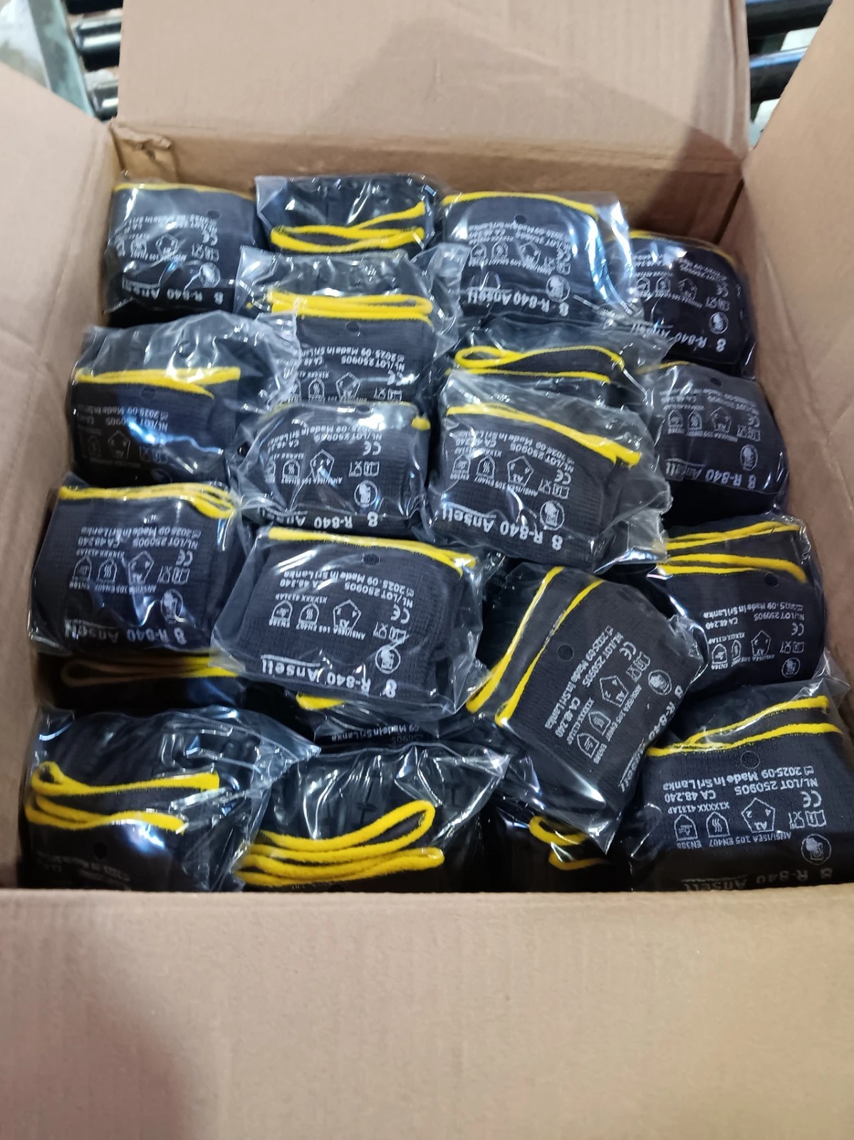 Ansell Ringers Gloves R840VP Impact Resistant Gloves SIZE 8.0 Case of 72 pairs