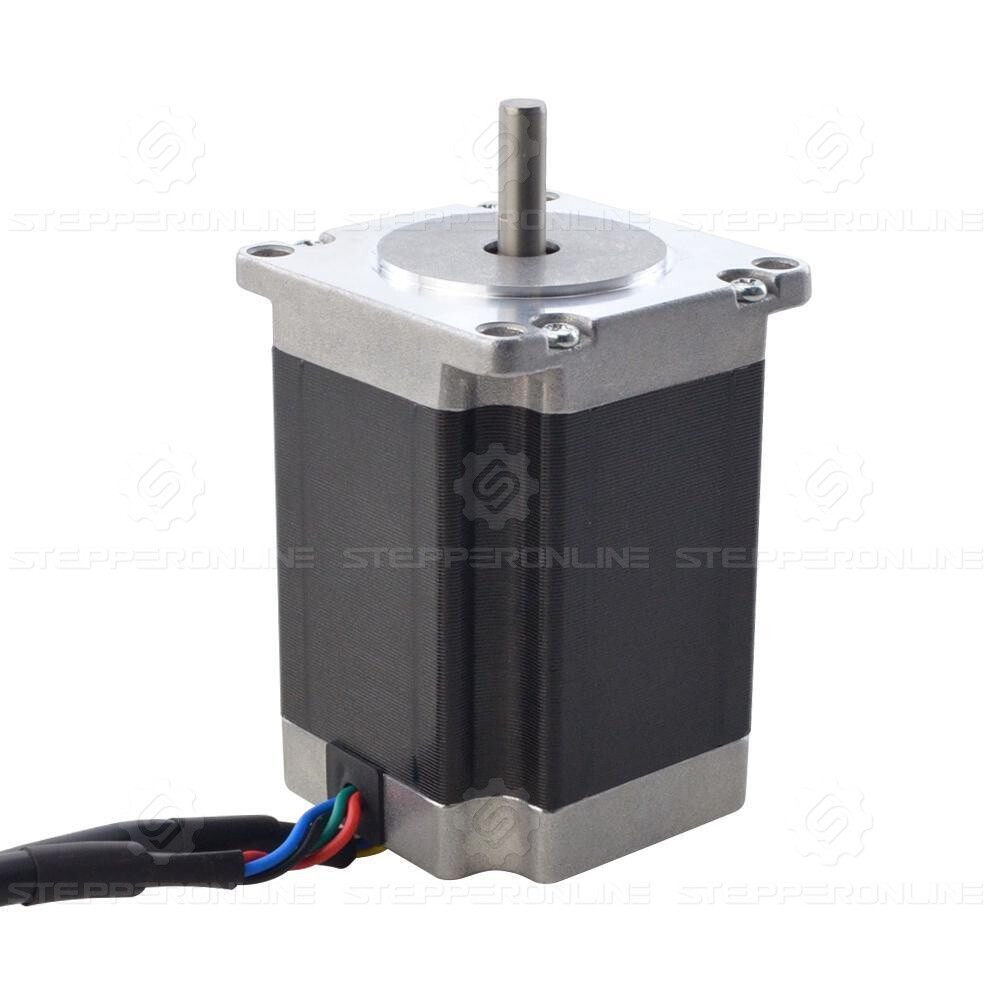STEPPERONLINE Nema 23 Closed Loop Stepper Motor 262oz.in with Encoder φ6.35mm