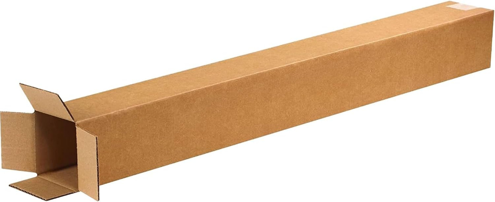 4x4x36 Tall Corrugated Boxes, 25-Pack for Shipping and Storage