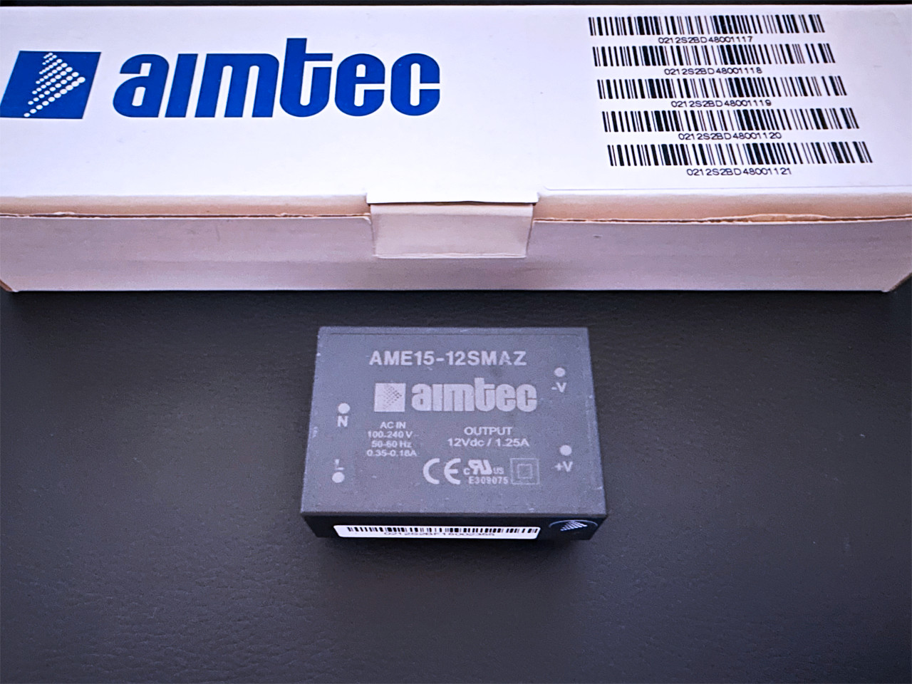 1Pcs AME15-12SMAZ Aimtec AC-DC DC-DC 12V Power Supply Module 15W 1.25A Universal