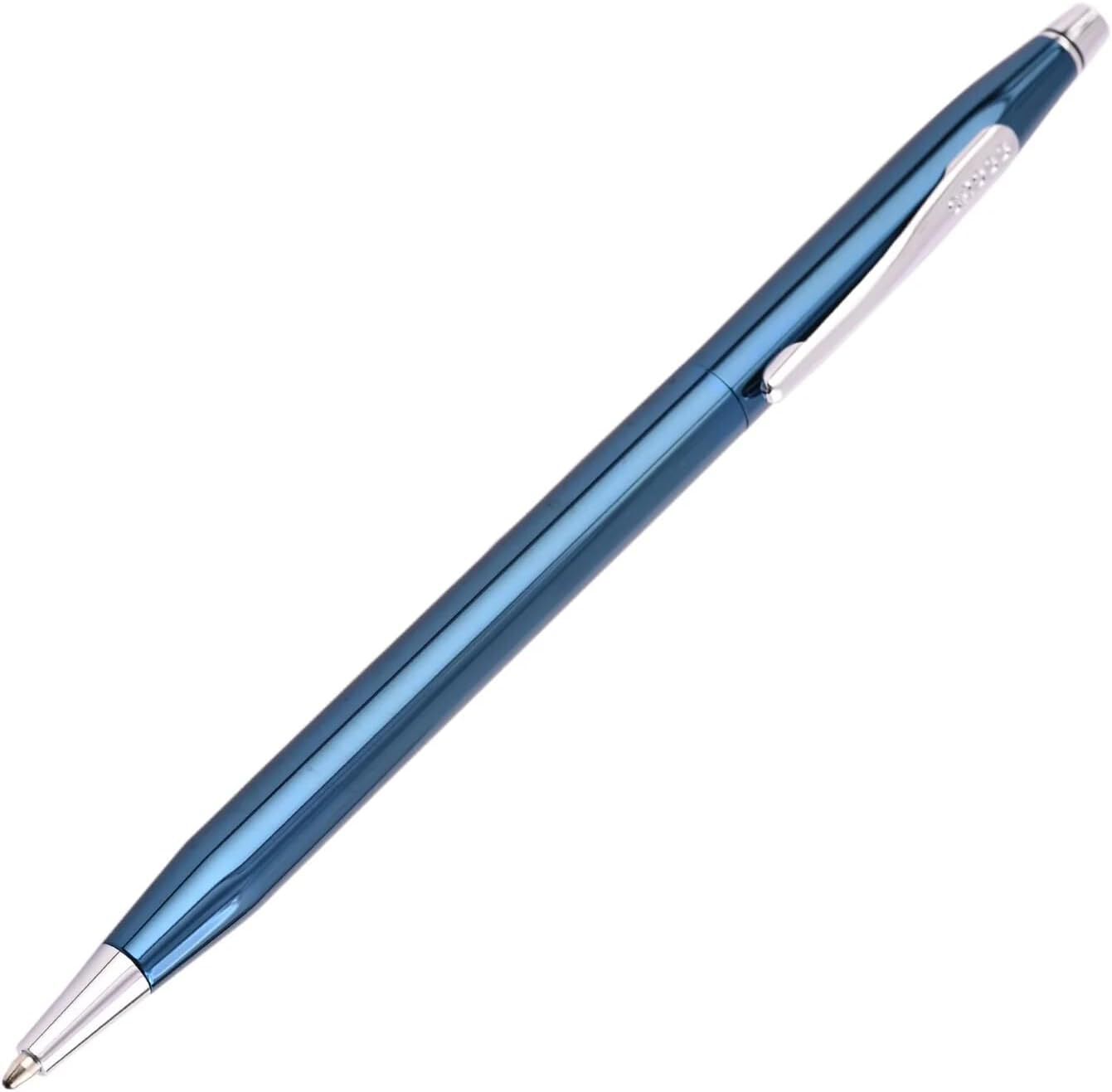 Cross Special edition Classic Century Pearlescent Blue PVD Barrel Ballpoint Pen