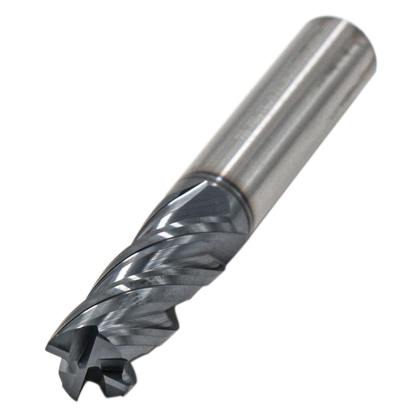 High Performance Solid Carbide End Mill – AlTiN Coated, HRC55, Variable Helix- .