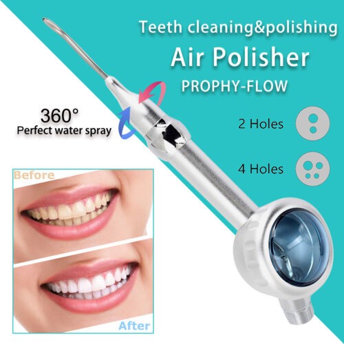 Dental Dentist Hygiene Prophy Jet Air Polisher System Tooth Handpiece 2 Holes US