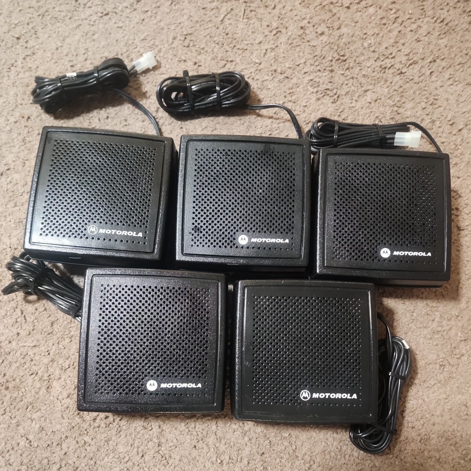 Lot of 5 Motorola HSN4031B External Speakers for Mobile Radio XTL APX no bracket