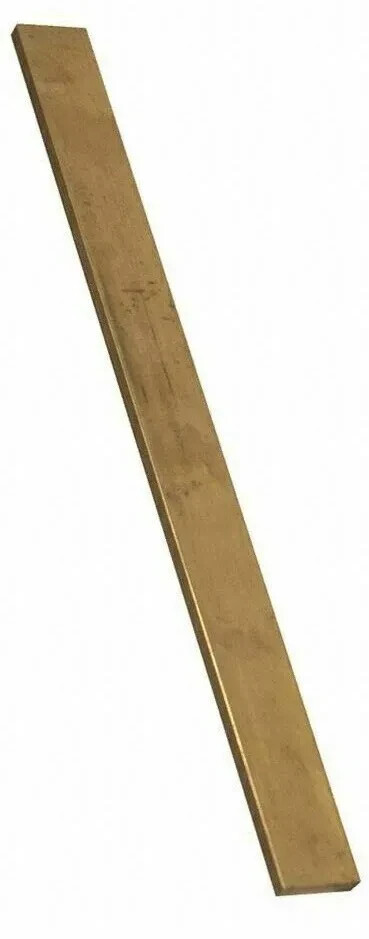 Brass Flat Stock 1/8″ x 1/4″ x 3 Ft Strip Solid 360 Alloy Mill 36″ Length NEW