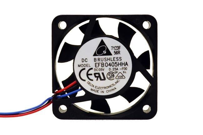 EFB0405HHA-F00 3-Wire 5V Fan (Brand New / Genuine Delta Part)