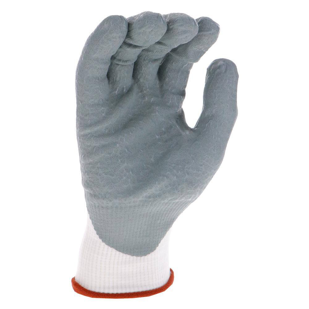 Maxi Foam Premium Unisex X-Large White Nitrile-Coated Grip Abrasion Resistant Ou