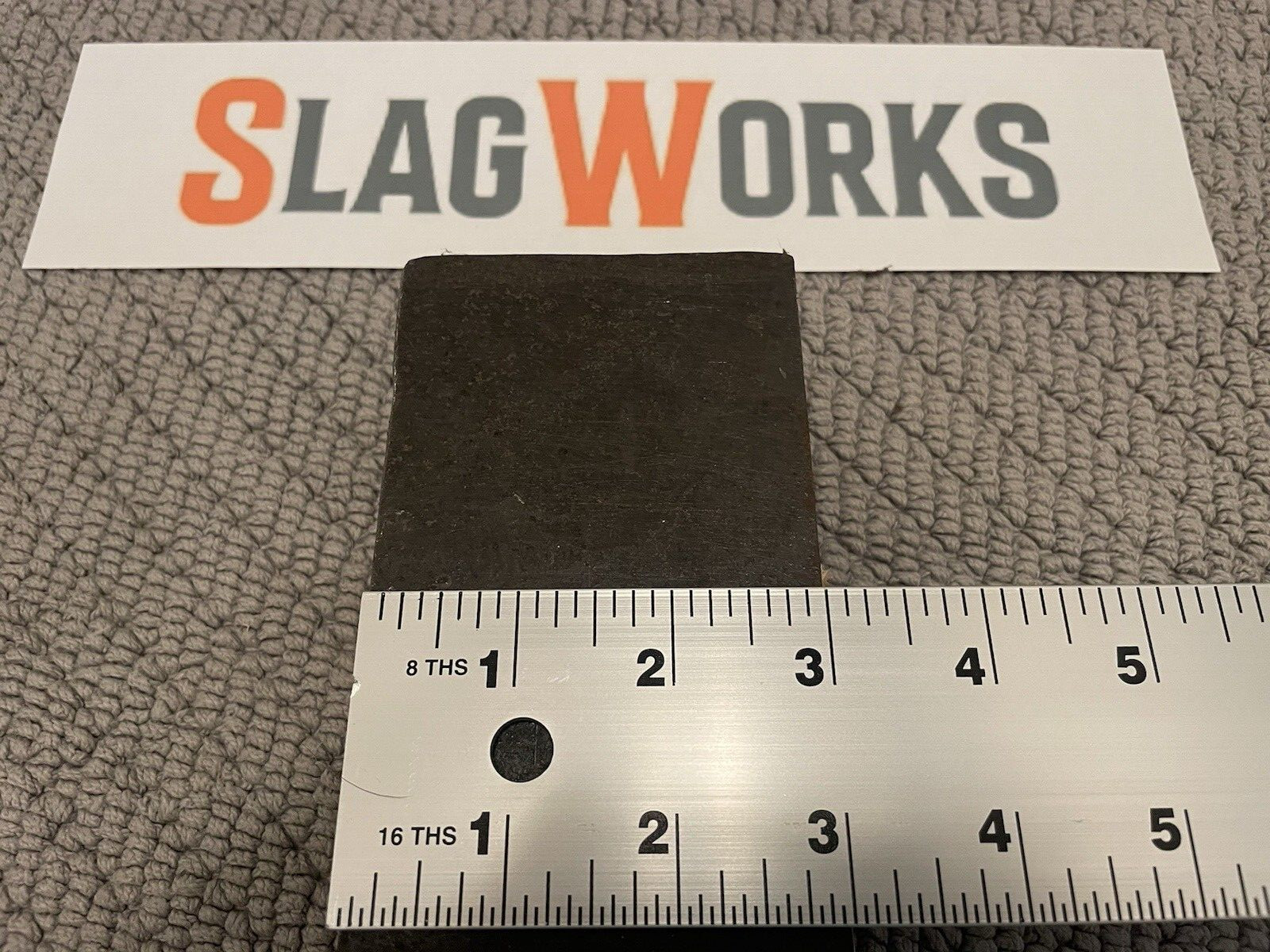 1/2x3x3 inch steel plate 3”x3” A36 Hot Roll Flat .5″ Thick (2 pcs.)
