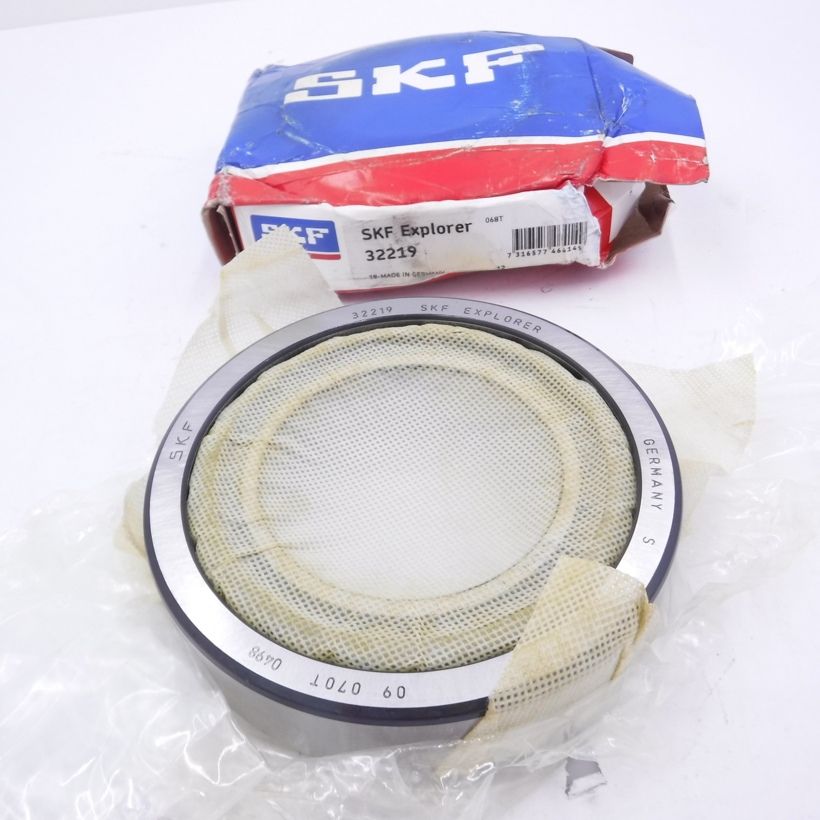 Genuine SKF Tapered Roller Bearing 32219, 3800 RPM 3.74″ x 6.7″ x 1.8″