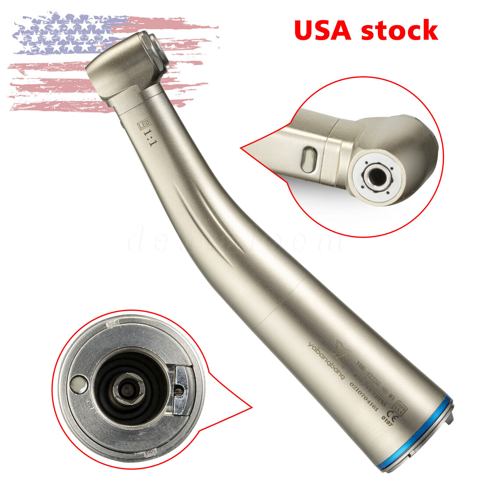 NSK Ti-Max Z25L Dental Contra-Angle Electric Handpiece Attachment 1:1 Ratio