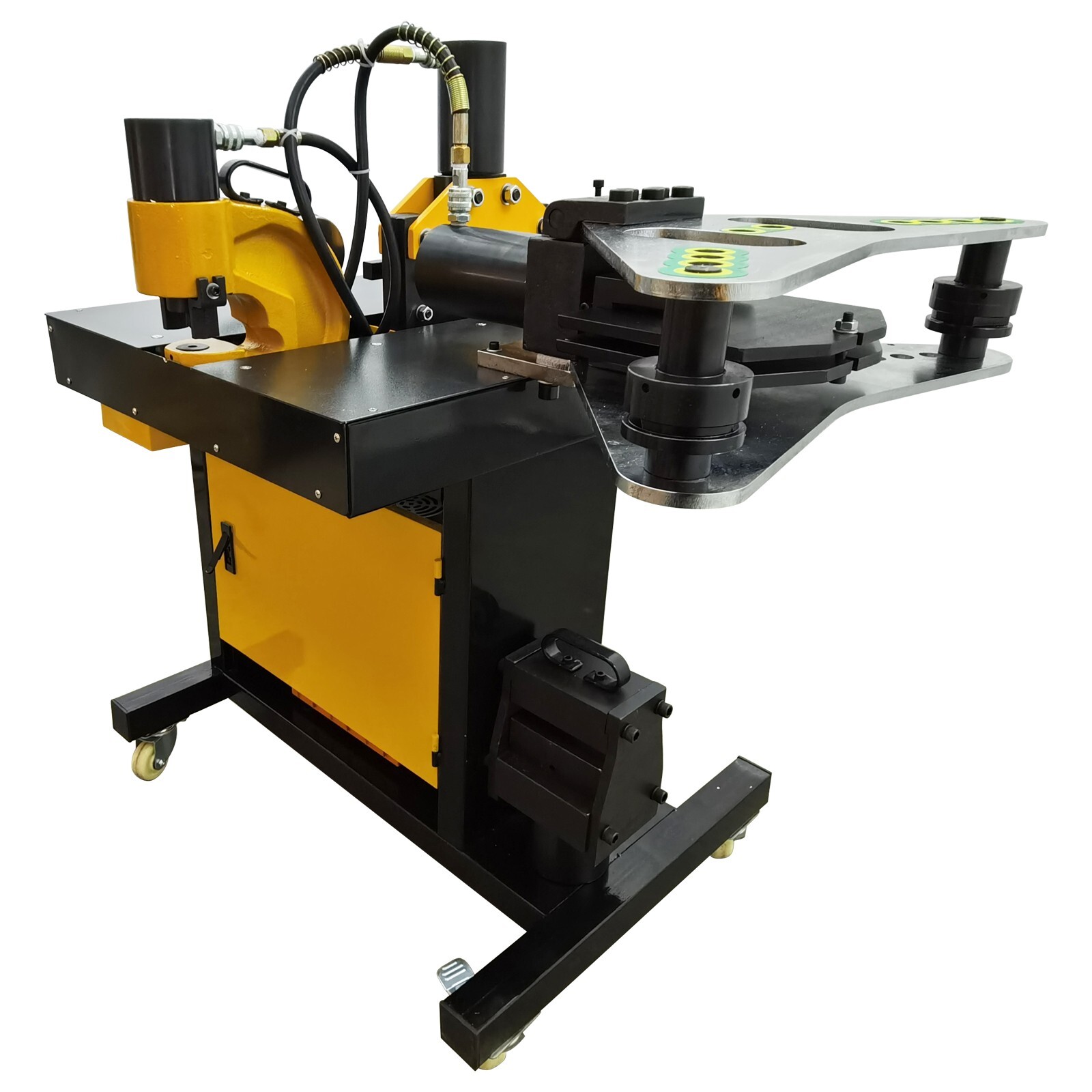 5in1 Multifunctional Busbar Processor 110V 750W Bus Processing Machine 55ton Knu