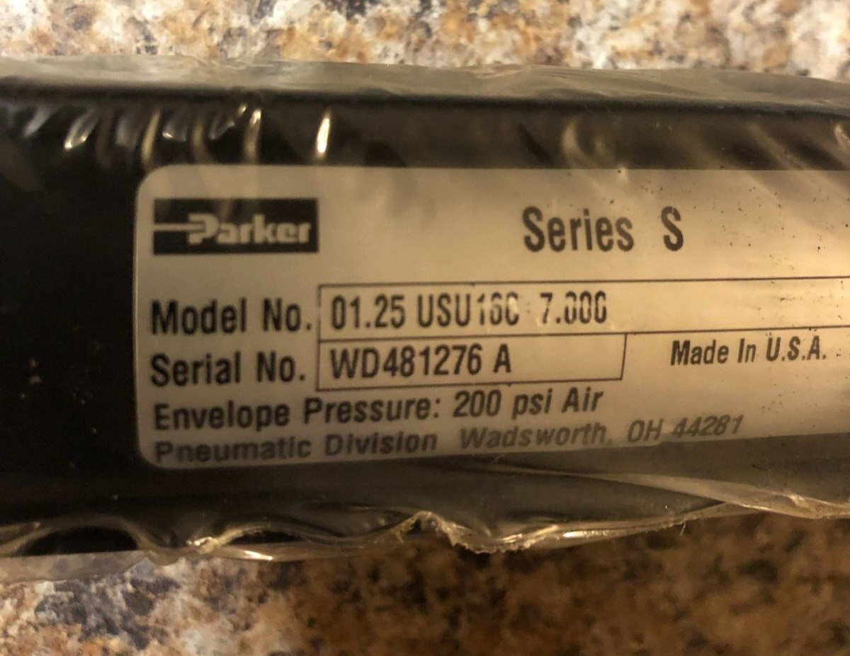 BRAND NEW PARKER 01.25 USU16C 7.000 SERIES S AIR CYLINDER