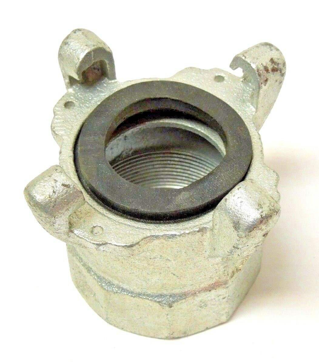 2″ Female NPT 4-Lug Universal Crowfoot Coupling Chicago Fitting Plated <SFF200
