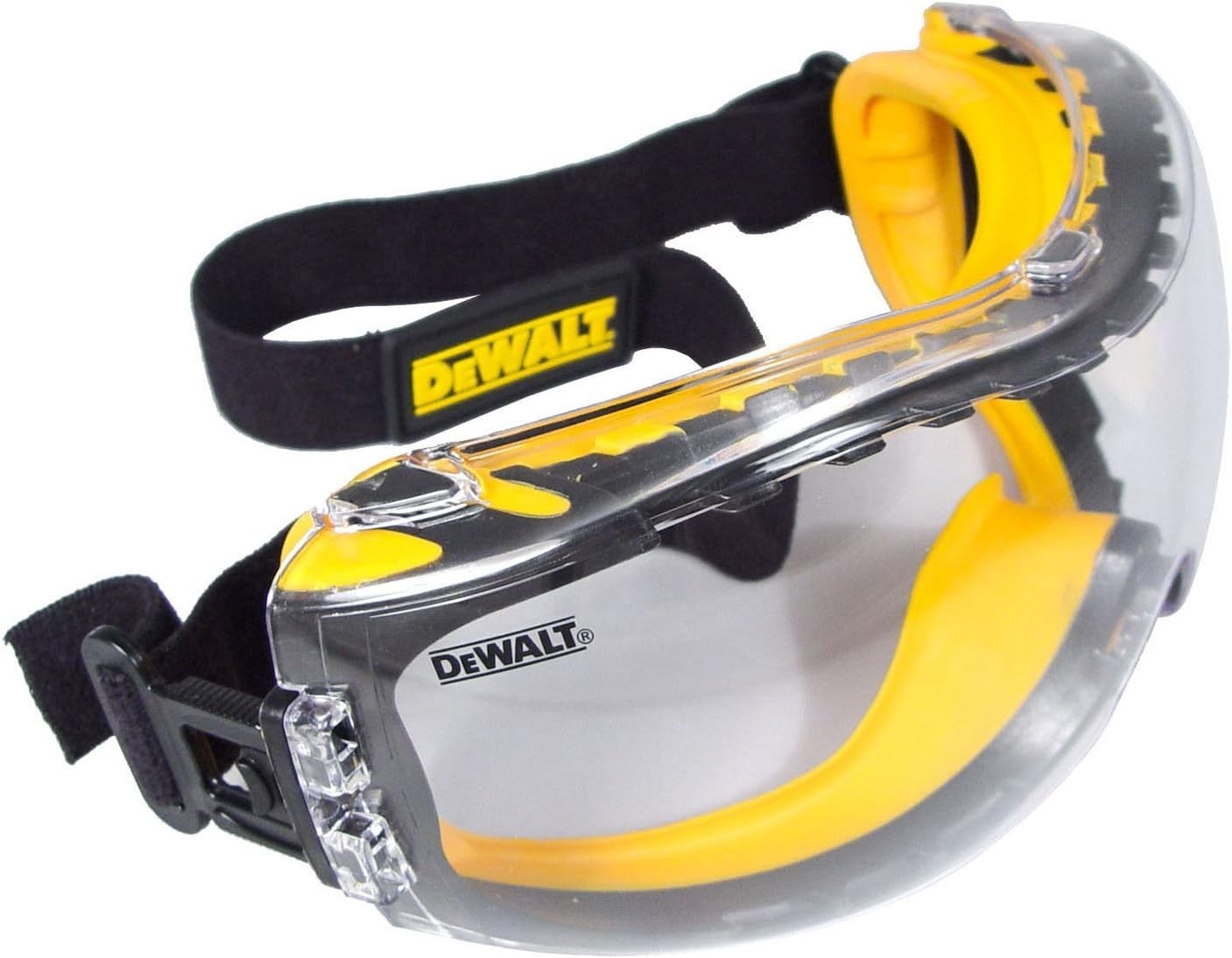 Dewalt Safety Goggles Anti-Fog Dual Mold Concealer 1 Pair