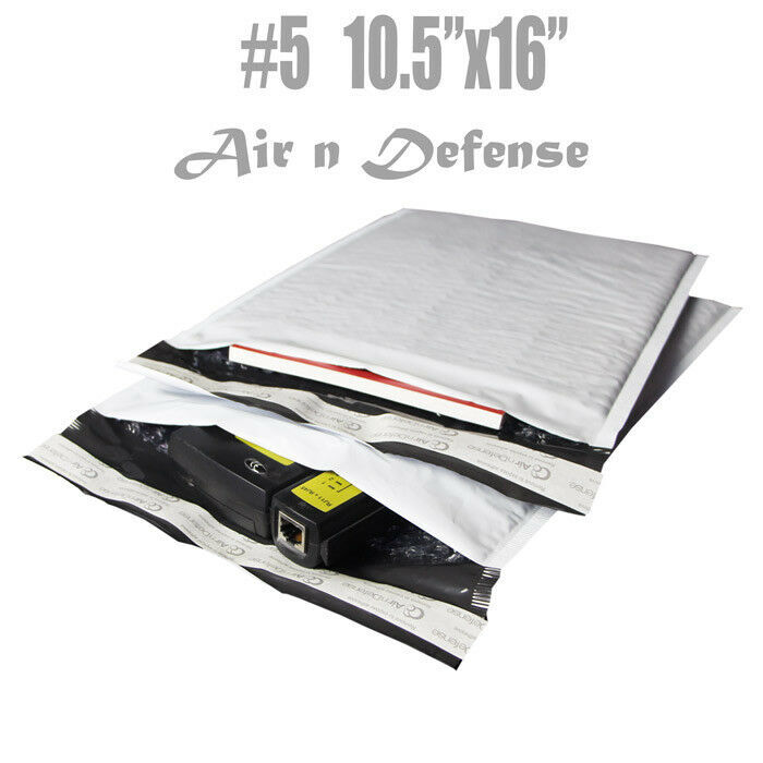 #5 10.5×16 Poly Bubble Padded Envelopes Mailing Mailer Shipping Bags AirnDefense