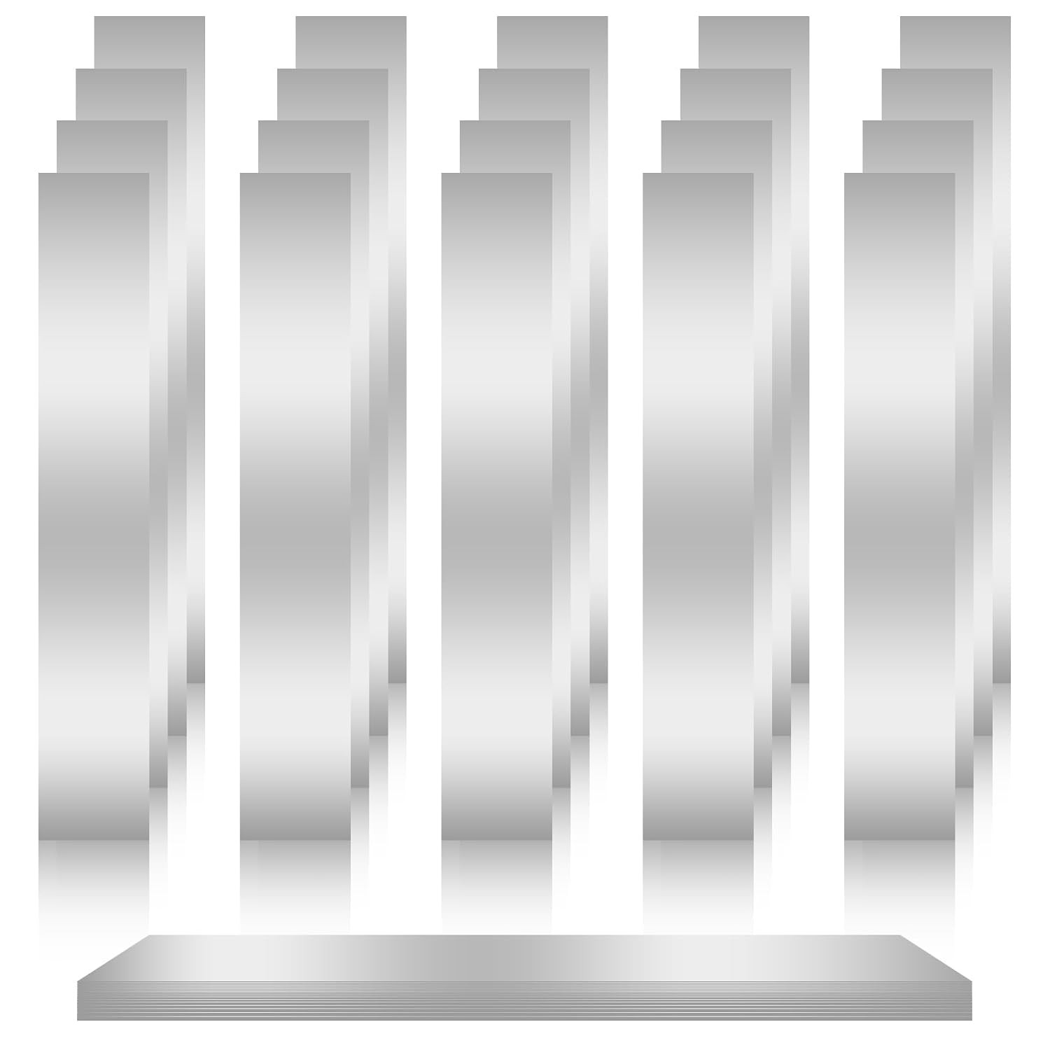 20 Pcs 304 Stainless Steel Shim Stock Assortment, 1″ W x 6″ L, 10 Sizes (0.00…