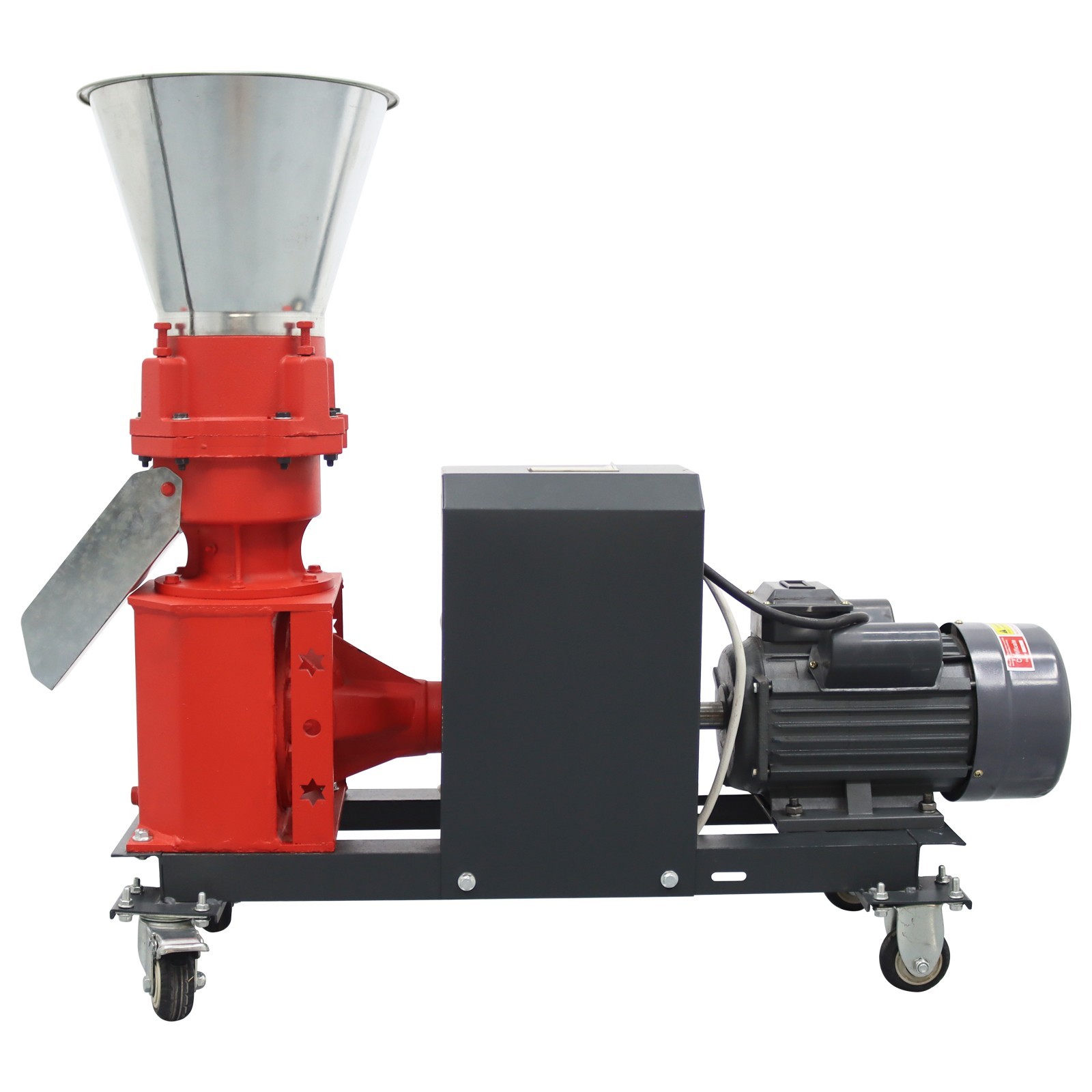 Feed Pellet Machine 3mm Feed Granulator Feed Pelletizer 4 Head Press Roller 220V