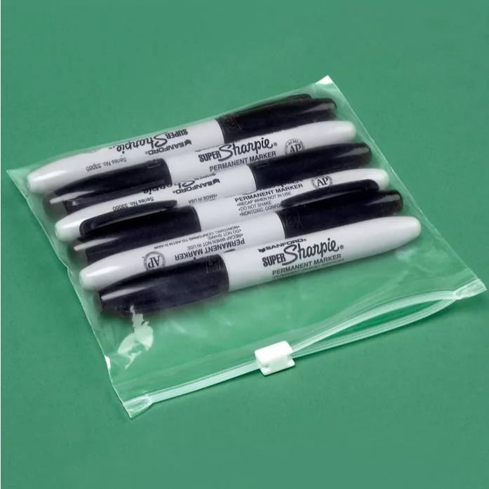 250 Pcs Clear Zip Top Slider Bags, Reclosable, 2.75 Mil, 12″ x 15″
