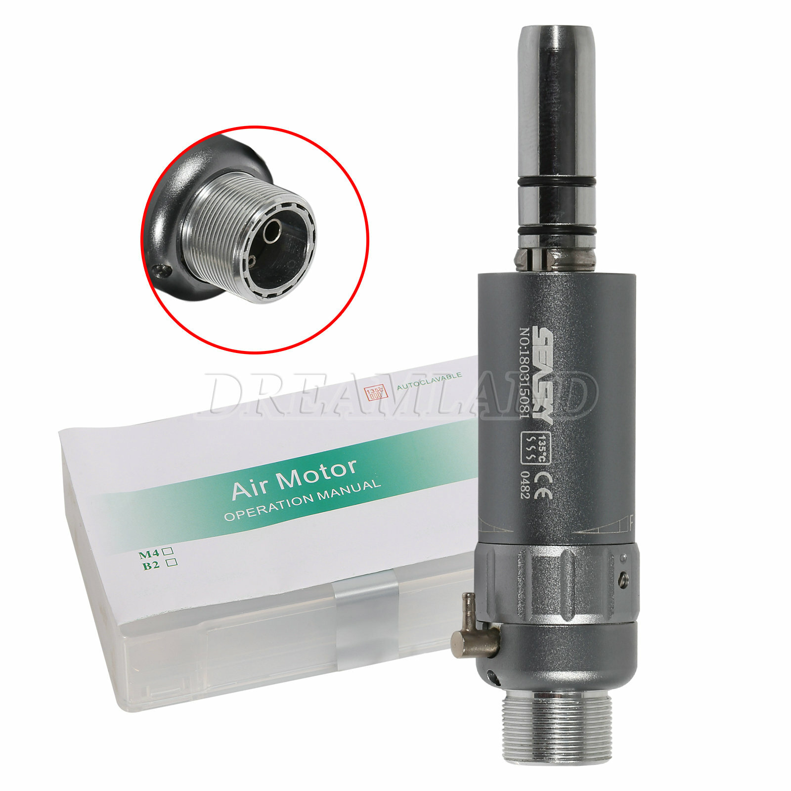 USA Dental slow speed handpiece air motor 2/4 Holes for NSK 4 Colors