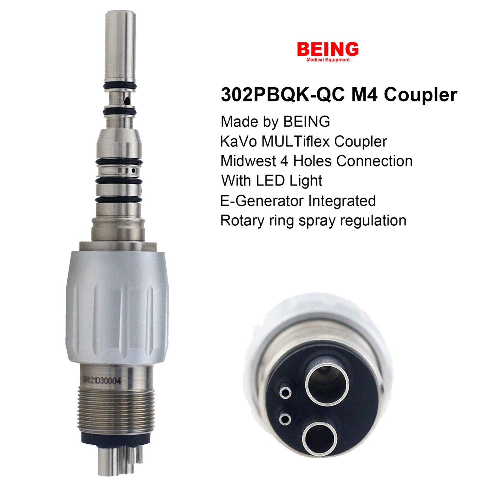 COXO Dental High Speed Handpiece Fiber Optic Turbine For KaVo MULTIflex Sinol