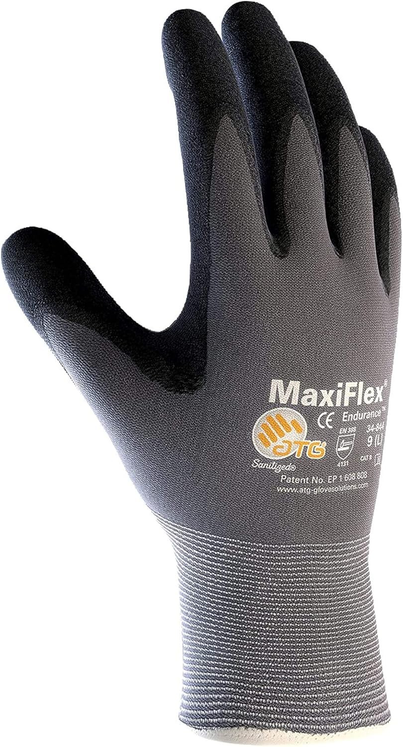 MaxiFlex Endurance 34-844/XL Seamless Knit Nylon X-Large (Pack of 12), Gray