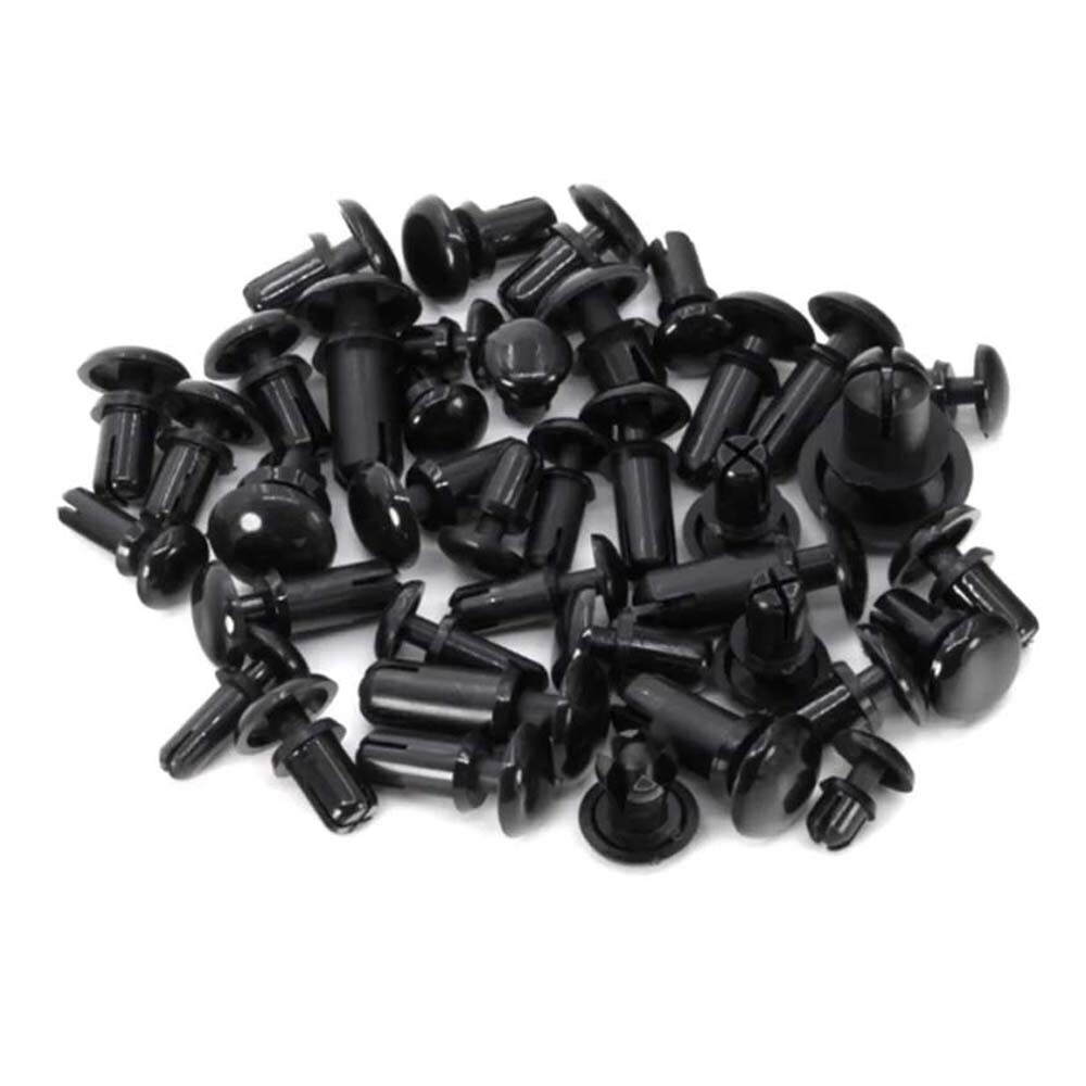 Black Plain Nylon Plastic Snap Rivets R2032-R6080 Various Sizes And Length Rivet