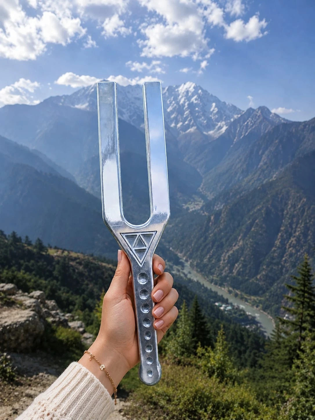 194Hz Giant Tuning Fork -Earth Frequency | Deep Vibrational Healing & Meditation