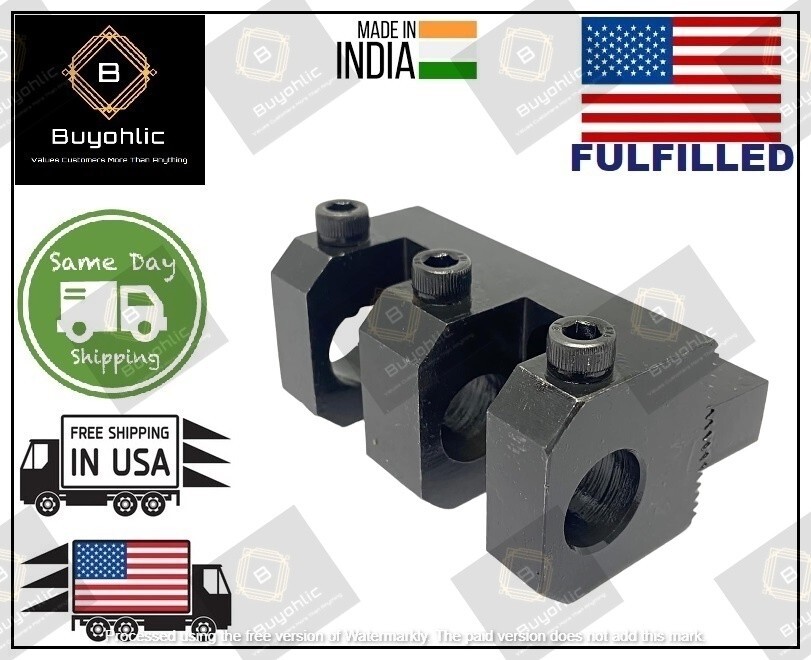 1/2″ Boring Bar Turning Tool Post Holder For Straight & Adjustable Shank- USA