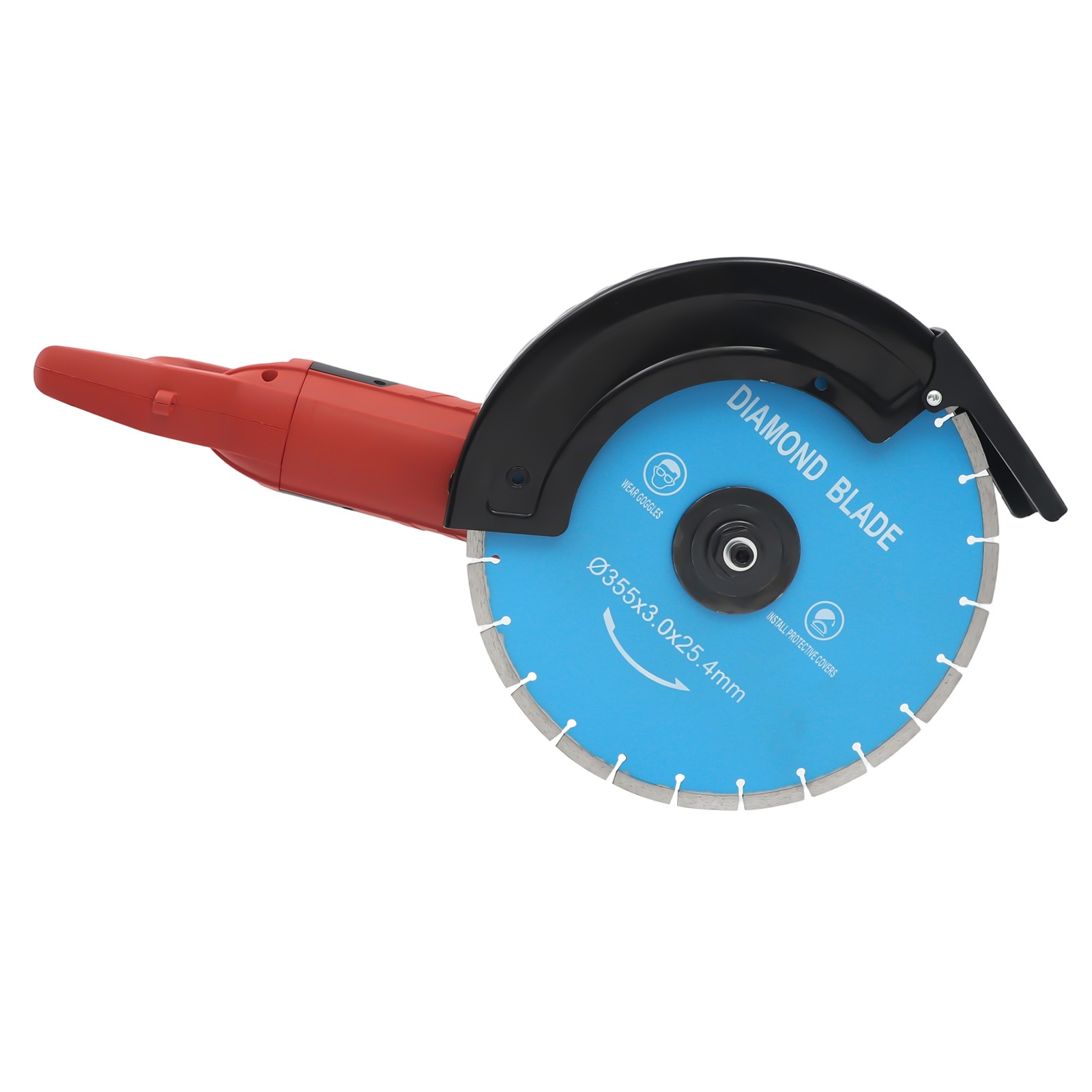 14″ Circular Electric Demo Saw Concrete Saw Cutter Wet Dry Masonry Cut Saw